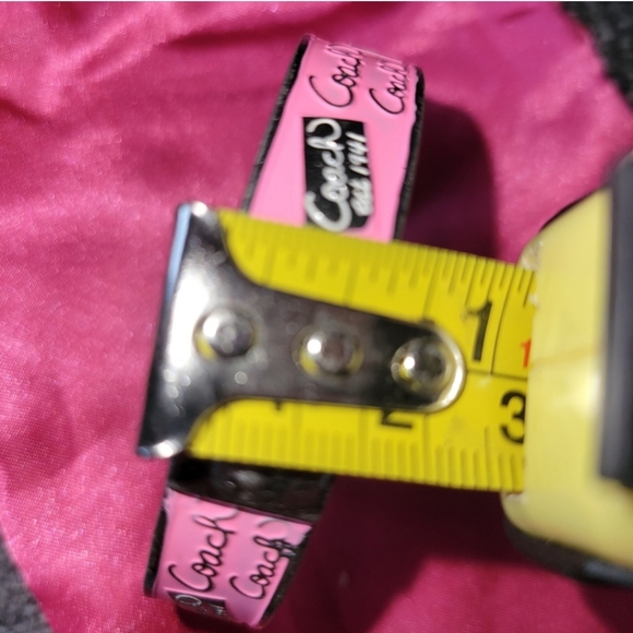 Coach Bangle Pink EUC - Picture 4 of 10